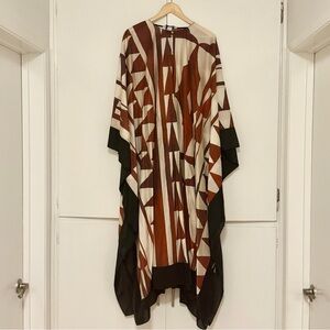 NWT H&M Edition Oversized Kaftan Print Dress - Size M/L